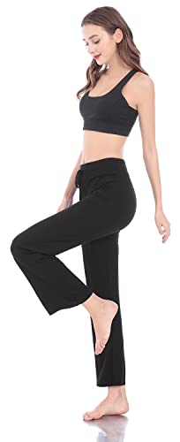 Hoerev Suave Modal Adelgazar Lounge Pantalones Yoga Pantalones Pijamas Mujer Pant