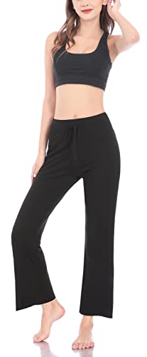 Hoerev Suave Modal Adelgazar Lounge Pantalones Yoga Pantalones Pijamas Mujer Pant