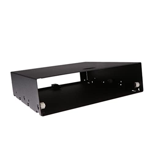 Homyl Caja De Bandeja De Cajones De Almacenamiento De Bahía De Unidad De DVD De Computadora Negra De 5.25 ''