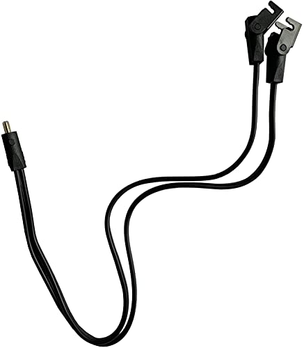 Huachuang Divisor Tipo Y/1 a 2 Cables de alimentación/1 convertidor de Cable de extensión Macho a 2 Hembra/1 Divisor Hembra a 2 cm CA/CC/Adecuado para Adaptador de sillón reclinable/batería de sillón