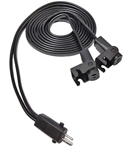 Huachuang Divisor Tipo Y/1 a 2 Cables de alimentación/1 convertidor de Cable de extensión Macho a 2 Hembra/1 Divisor Hembra a 2 cm CA/CC/Adecuado para Adaptador de sillón reclinable/batería de sillón