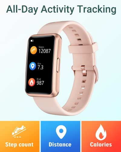 HUAKUA Smartwatch Sin Bluetooth,Sin Aplicación,Pulsera de Actividad 1.47 Pulgadas con Contador de calorías,Monitor de sueño,Despertador,Cronómetro,Impermeable IP68, Temporizador para Caminar