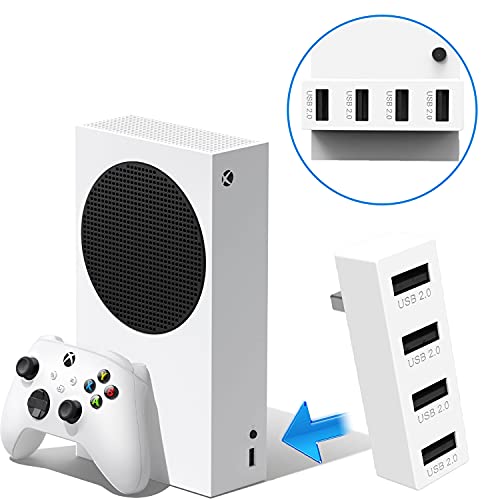 Hub USB 2.0 de 4 Puertos para Xbox Series S, Adaptador de expansión Compatible con Consola Xbox Series S