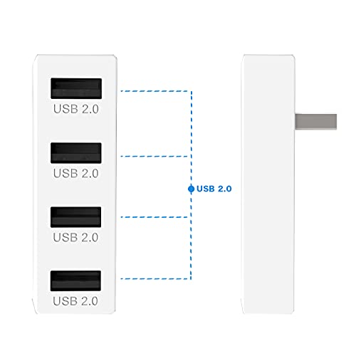 Hub USB 2.0 de 4 Puertos para Xbox Series S, Adaptador de expansión Compatible con Consola Xbox Series S