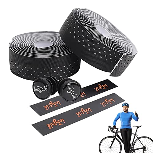 Hudhowks Agarre para Bicicleta,Manillar Bicicleta Carretera Que Absorbe los Golpes Comfort Gel Acolchado - Bike Handle Wraps Bar Tape para Bicicleta Carreras Carretera