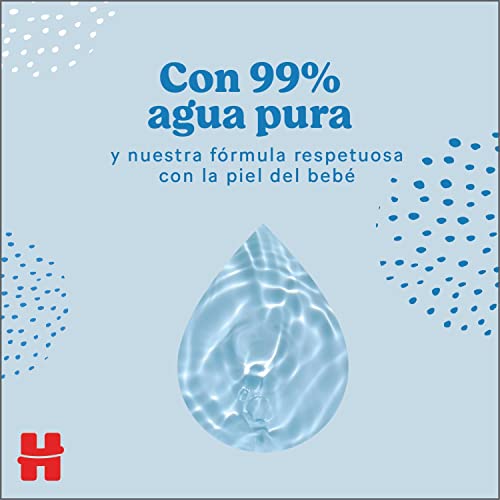 Huggies Toallitas Pure para Bebé, 99% agua, 675 toallitas (12 packs de 56 toallitas)