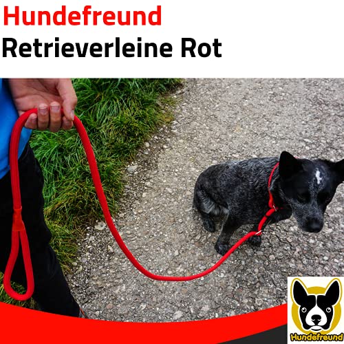 Hundefreund Retriever Correa | Correa y Collar Ligero en uno (200 cm) | Moxon Cuerda para Agility, de Entrenamiento y adiestramiento