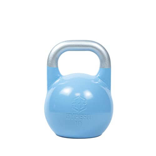 HYPEFIT Kettlebell 10 Kg de Competición | Pesa Rusa Kettlebell de 4 Kg a 32 Kg | Ideal para Fisicoculturismo | Pesas para Crossfit - Entrenamientos de Fuerza Musculatura y Core