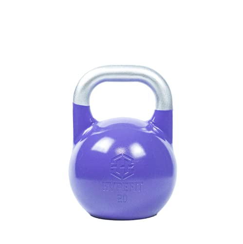 HYPEFIT Kettlebell 20 Kg de Competición | Pesa Rusa Kettlebell de 4 Kg a 32 Kg | Ideal para Fisicoculturismo | Pesas para Crossfit - Entrenamientos de Fuerza Musculatura y Core