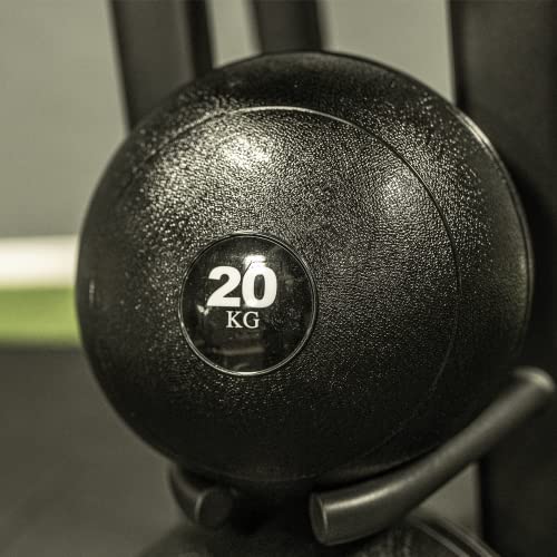 Hypefit Slam Ball Balón Medicinal 20 Kg, Bola de Peso Goma, Relleno de Arena, Lanzamientos sin Rebote, Entrenamiento Fuerza, Tonificación (20)