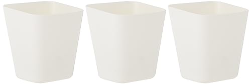 Ikea NEW SUNNERSTA - Contenedor (3 unidades), color blanco