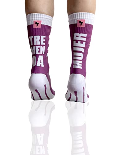 in s(h)ock Barcelona Calcetines de Deporte para Hombre y Mujer - Calcetines Ideales para Running, Baloncesto, Ciclismo y Pádel