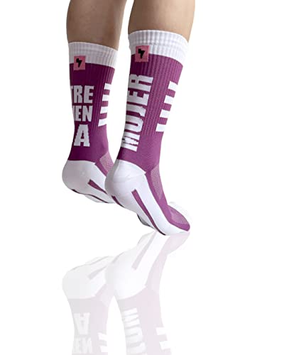 in s(h)ock Barcelona Calcetines de Deporte para Hombre y Mujer - Calcetines Ideales para Running, Baloncesto, Ciclismo y Pádel