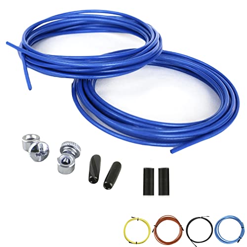 InnoTi Pack de Recambios Comba Crossfit - Kit de Repuestos con 2 Cables de Acero de 3m - Adaptables a Todas las Combas de 2,5mm de Grosor - Topes de Goma y Tornillos de Fijación incluidos