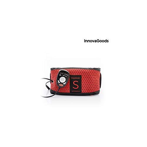 InnovaGoods Efecto Sauna S Cinturón Vibratorio, Unisex Adulto, Rojo, Única