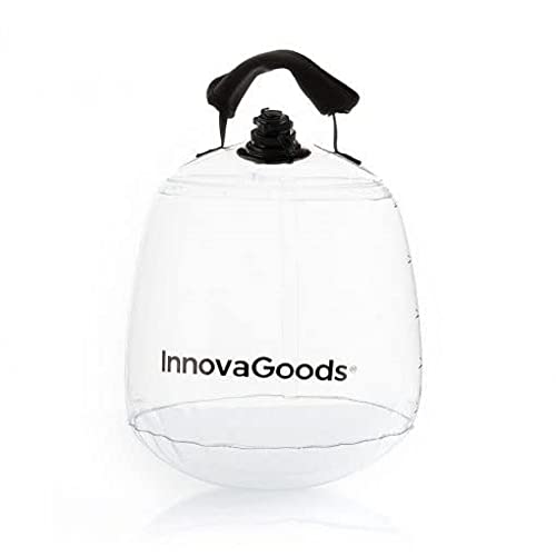 InnovaGoods® Pesa Rusa Hinchable,Pesa Rusa de Agua para Entrenamiento Fitness con Guía de Ejercicios Fibell, Pesa Rusa Unisex para adulto. Incluye Hinchador.