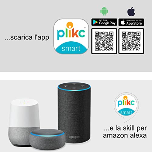 Interruptor horario astronómico - Diario/semanal - multifunción WiFi 48-230Vac - plikc Astro WiFi Gris