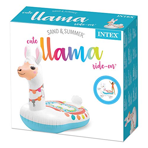 Intex-57564NP Colchoneta infantil Llama, multicolor, 3.pequeño (57564)