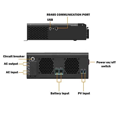 Inversor Solar Híbrido PlusEnergy 3KVA VPM 3KW 24V