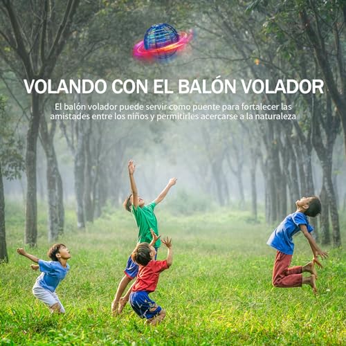 Ivtivfu Bola voladora (Azul) Flying Magica Hover Ball Fly UFO Bolas voladoras para niños jogos para crianças Exterior Regalos para niños de 6 8 10 12 14 16 18