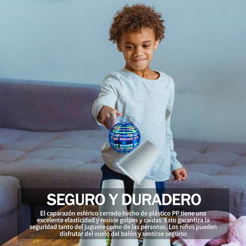 Ivtivfu Bola voladora (Azul) Flying Magica Hover Ball Fly UFO Bolas voladoras para niños jogos para crianças Exterior Regalos para niños de 6 8 10 12 14 16 18