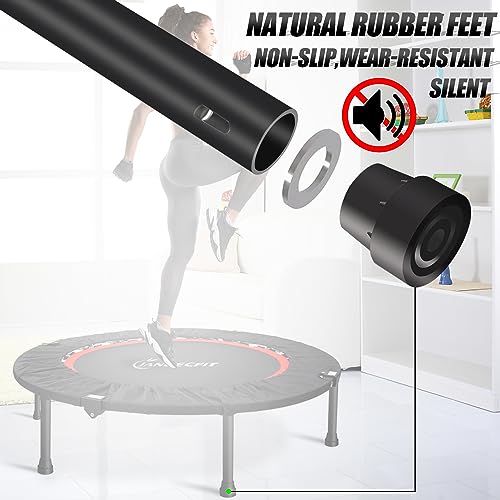 Jandecfit Trampolín,40 Pulgadas Plegable Cama Elástica Fitness Fitness Trampolín es Apto Para Uso Exterior e Interior,Adecuado Para Adult Trampolín Profesional Para Jardín Gimnasio ，Peso Máximo 150 kg