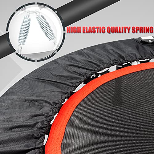 Jandecfit Trampolín,40 Pulgadas Plegable Cama Elástica Fitness Fitness Trampolín es Apto Para Uso Exterior e Interior,Adecuado Para Adult Trampolín Profesional Para Jardín Gimnasio ，Peso Máximo 150 kg