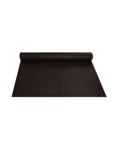 JARDIN202 - Esterilla de Ejercicio Negro liso - Fitness especial para gimnasios | SPORT PREMIUM | Sin Moteado | 1'25m (Ancho) x 1m (Largo) (4mm de altura)