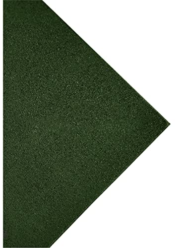 JARDIN202 - Loseta de Caucho Antivibración | Especial para Exterior y Gimnasios | Suelos Infantiles | Fitness | 50 x 50 x 2 cm (Verde)