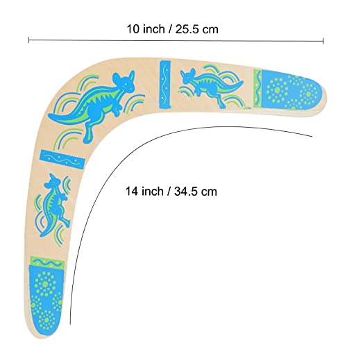 Jinsion Boomerang Niños, Boomerang Flying Throw, Recreativo Boomerangs de Madera en Forma de V Dardo, Boomerang Estable Juegos Volador al Aire Libre Regalo Deportivo Juguete para Niños y Adultos