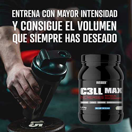 JOE WEIDER VICTORY Cell Max Blue Ocean con Creatina, L-Glutamina, Vitaminas y Bcaas, 1.3 Kg