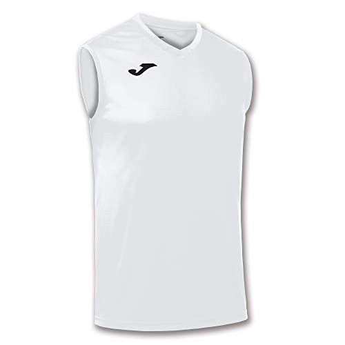 Joma, Camiseta combi para hombre, Blanco/200, L