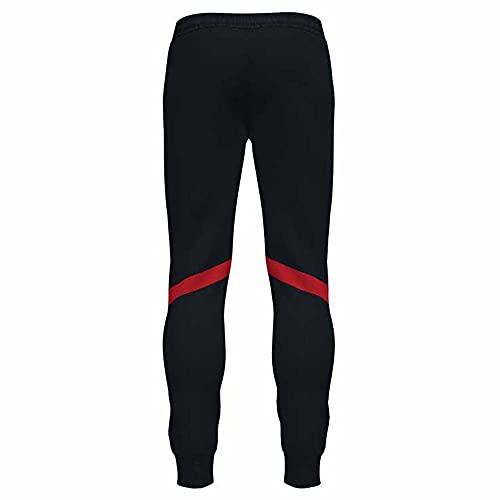 Joma Championship VI Pantalón Deportivo, Hombre, Negro Rojo, L