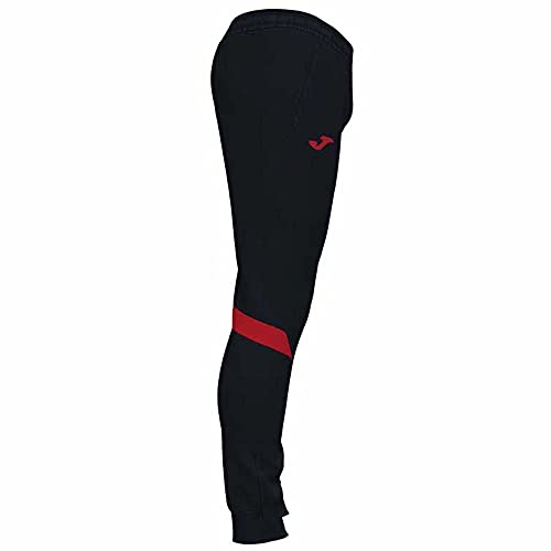 Joma Championship VI Pantalón Deportivo, Hombre, Negro Rojo, L