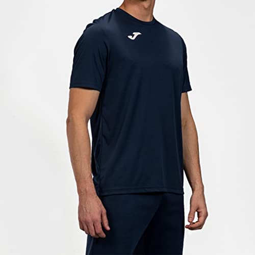 Joma Combi - Camiseta de Manga Corta, Hombre, Azul (Marino), L