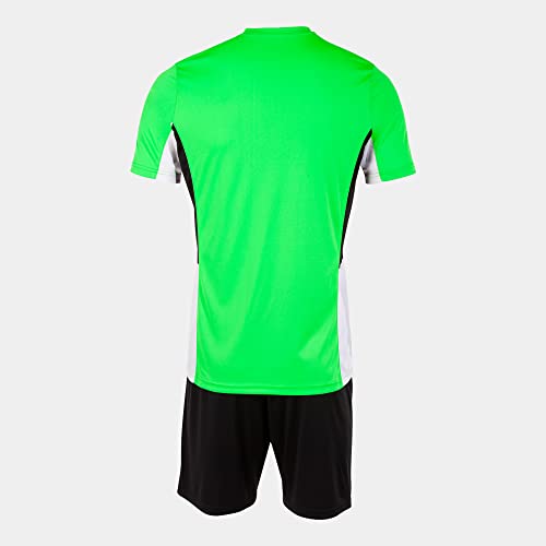 Joma Set danubio ii verde flúor negro blanco