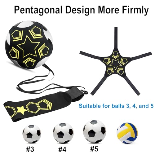 JOOTUEPO Cinturón de Entrenamiento de Fútbol, Fútbol Trainer, Solitario Elástica Equipo de Entrenamiento de Fútbol Cinturón Ajustable para Niños y Adultos, Accesorios Futbol