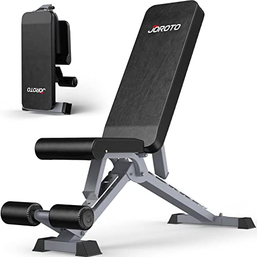 JOROTO MD60 Banco De Pesas Ajustable – Banco De Entrnamiento De Musculación Plegable De Capacidad De 360 kg Para Bench Press De Cuerpo Completo