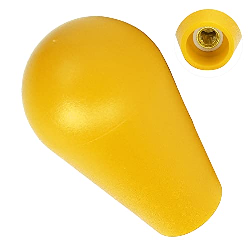 Joystick's Oval Balltop, Oval Joystick Head Rocker Ball Mango superior M6 Tipo americano Juego de arcade Piezas de bricolaje Mango de repuesto Accesorio para juegos Fácil de instalar(amarillo)