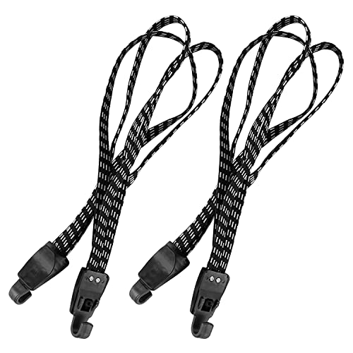 Jubaopen 2PCS Correa Bicicleta Correa de Equipaje Bicicleta Correas Elásticas Cables Pulpos para Lonas Pulpos Bicicleta Pulpos con Gancho Pulpos Elasticos Transporte para Equipaje de Bici Moto(68cm