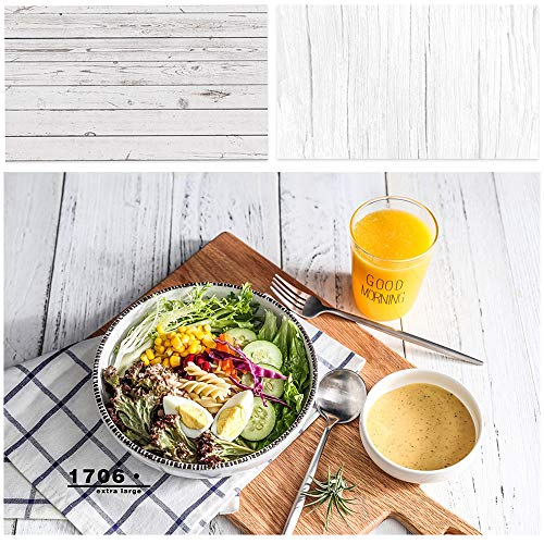 Juego de 3 Fondos para fotografía de Alimentos, 34 x 22 Pulgadas, Fondo Plano para sesión de Fotos de Doble Cara para Estudio fotográfico, Producto, joyería, Mesa, Blogger, Fotos, Accesorios, 6