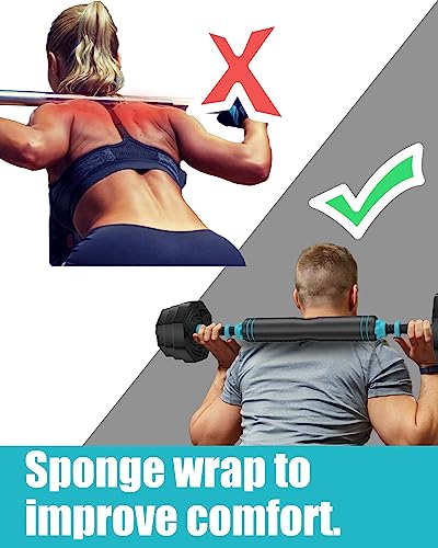 Juego de pesas Rusas Ajustables de 20KG,ARUNDO 6 en 1,pesas Libres con conector,Forma de Octágono no Rodante,Multifunción,par de pesas de Fitness para Entrenamiento de Gimnasio en Casa