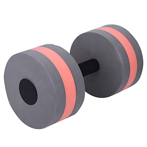 Juegos de mancuernas Equipos de gimnasia con mancuernas flotantes Pesas mancuernas Deportes de interior respetuosos con el medio ambiente para(Gray and red)