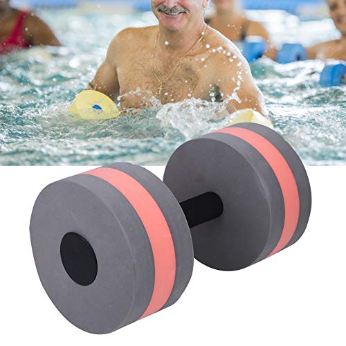 Juegos de mancuernas Equipos de gimnasia con mancuernas flotantes Pesas mancuernas Deportes de interior respetuosos con el medio ambiente para(Gray and red)