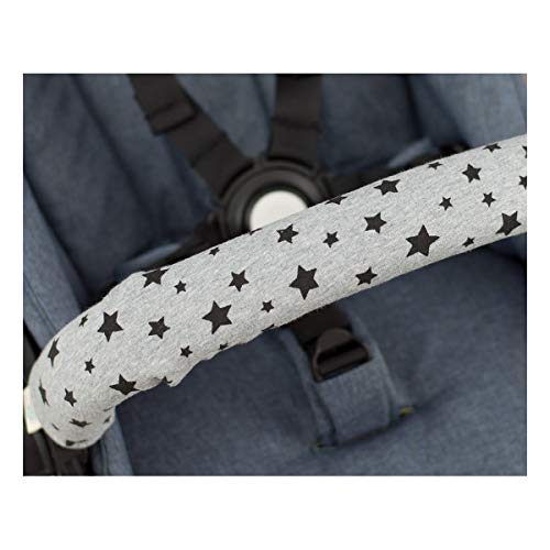 JYOKO KIDS Cubre asa cubre baranda cochecito (Black Star, Individual)