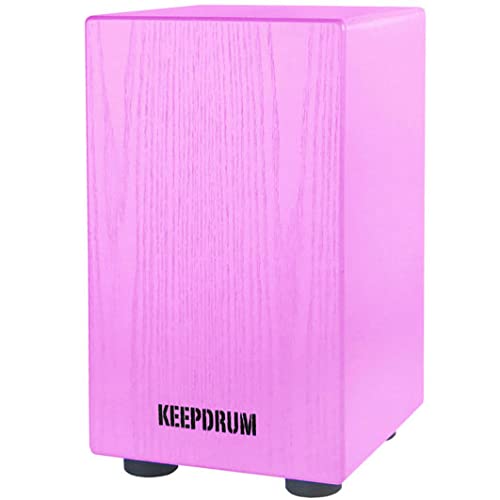 keepdrum DC1M PK Junior - Cajón para niños (incluye almohadilla para asiento), color rosa