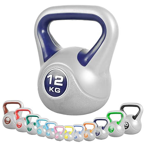 Kettlebell de contraste en vinilo 2 kg - 20 kg