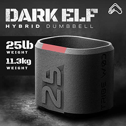 Kettlebell Kings Mancuernas híbridas Dark Elf - Juego de mancuernas con pesas de mano - Equipo de entrenamiento para desarrollo muscular y cardio - inoxidable portátil y duradero - Para hombres y