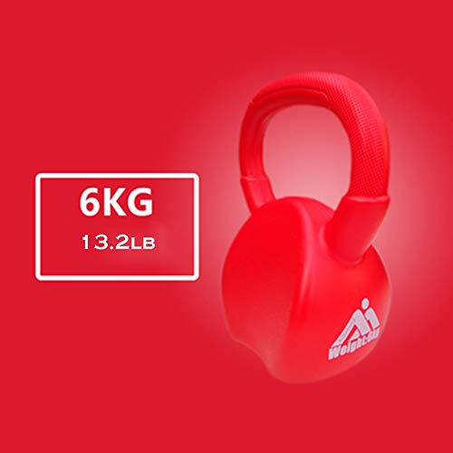 Kettlebells AGYH Pesas Rusas Mujeres, En Cuclillas Pectorales Entrenamiento con Pesas Pesas For Gimnasio En Casa Yoga Studio Pilates, 2kg / 3 Kg / 4kg / 6 Kg / 8kg (Size : 6kg/13.2lb)