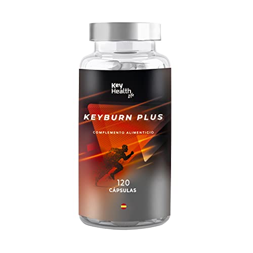 Key Health Life | Quemagrasas Potente | Termogénico para Adelgazar con L-Carnitina, Guaraná, Cafeína, Té Verde y Vitamina B6 | 120 cápsulas | Fat Burner | Pre Entrenamiento